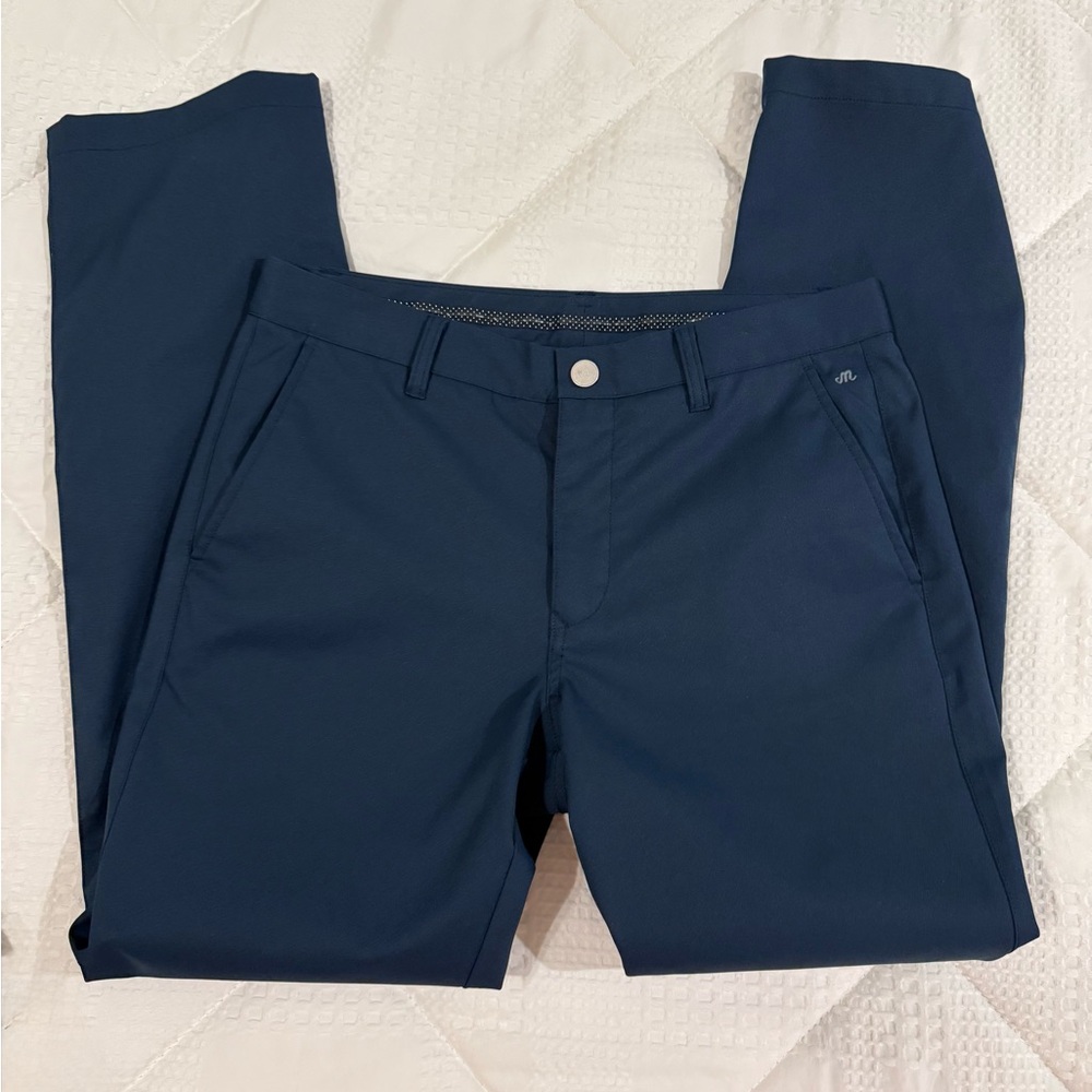 Bonobos Maide Slim Straight Golf Pants – Navy Blue, Size 32x32